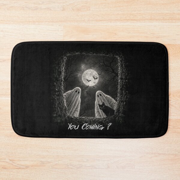 Item preview, Black Cat and Ghosts Halloween Dark Humor designed and sold by Nacho Average Designs.