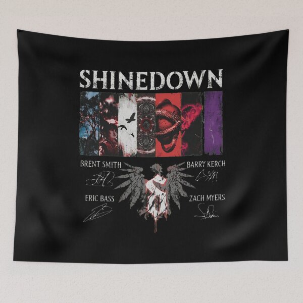 Item preview, SHINEDOWNS Band Members Signatures Angel designed and sold by NolanhartArts.