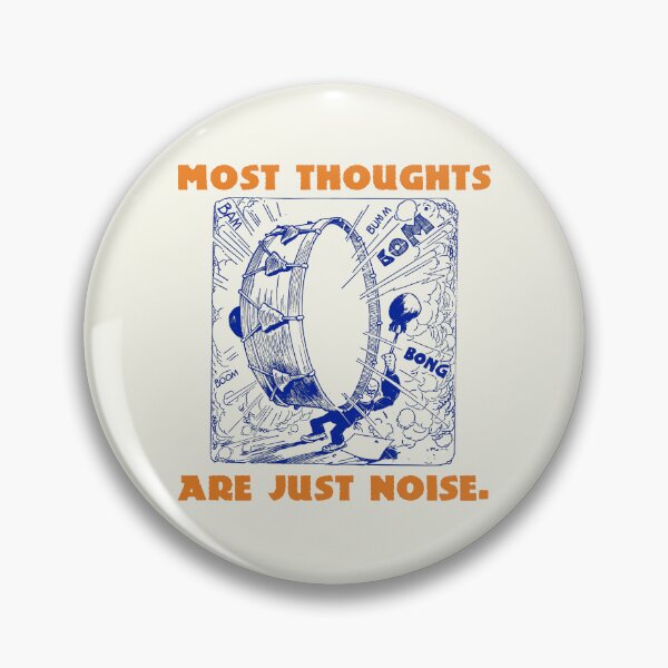 Item preview, Most thoughts are just noise II designed and sold by poppy-seed-art.