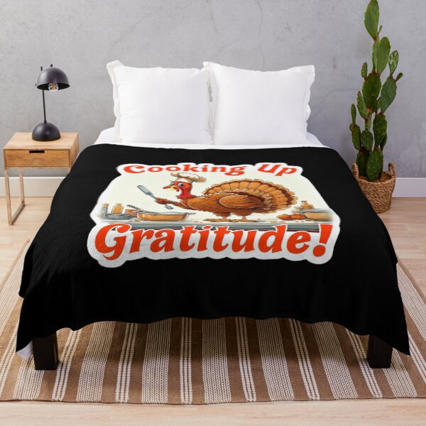 Item preview, Cooking Up Gratitude Thanksgiving Chef Turkey Sticker | Funny Fall Culinary designed and sold by FestivityFinds.