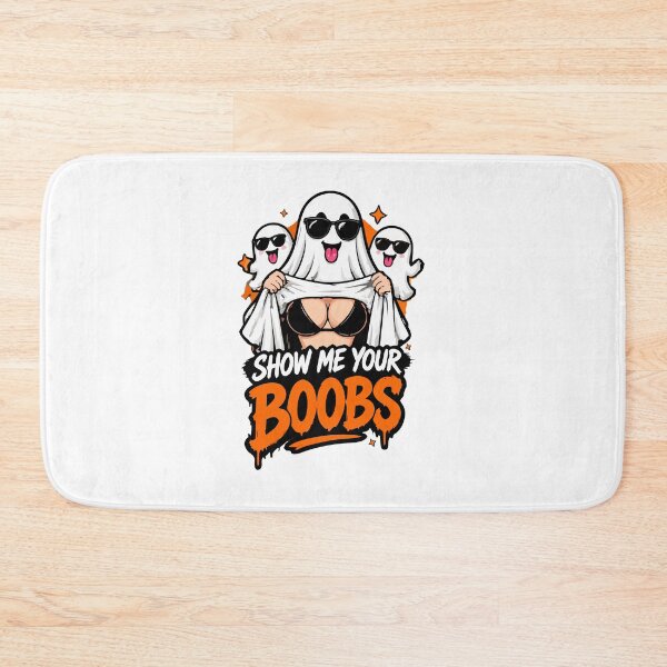 Item preview, Inappropriate Halloween, Show Me Your Boobs Funny Halloween Ghost Costume designed and sold by graphic-genie.