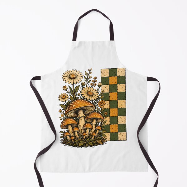 Item preview, Cottagecore Mushroom Daisy Botanical Wildflower Moss designed and sold by chattsuede.