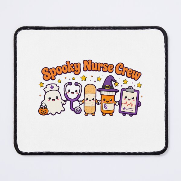 Item preview, Spooky Nurse Crew Halloween Registered Nurse Ghost designed and sold by chattsuede.