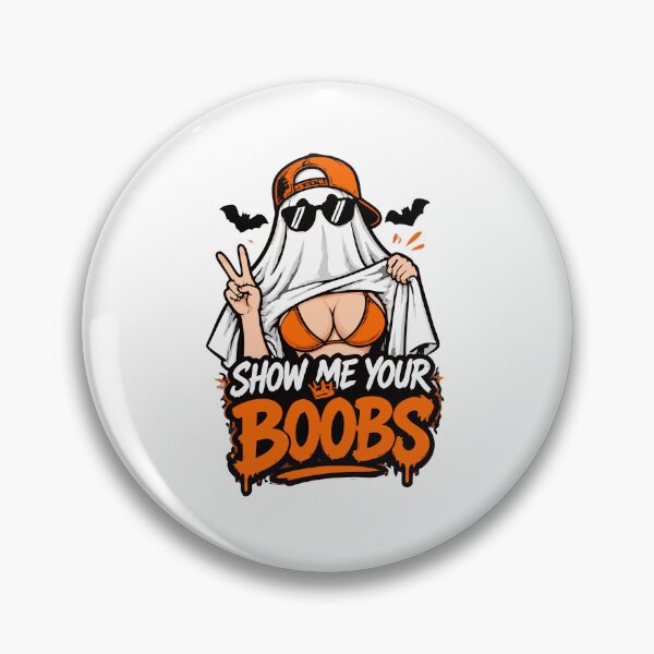 Item preview, Inappropriate Halloween, Show Me Your Boobs Funny Halloween Ghost Costume designed and sold by graphic-genie.