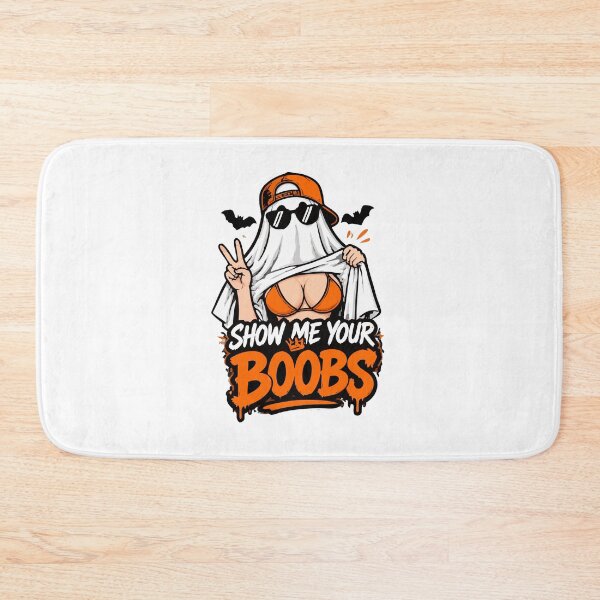 Item preview, Inappropriate Halloween, Show Me Your Boobs Funny Halloween Ghost Costume designed and sold by graphic-genie.