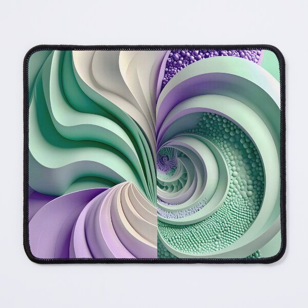 Item preview, Duality of Mint Waves and Lavender Beads designed and sold by Vicky Brago-Mitchell®.