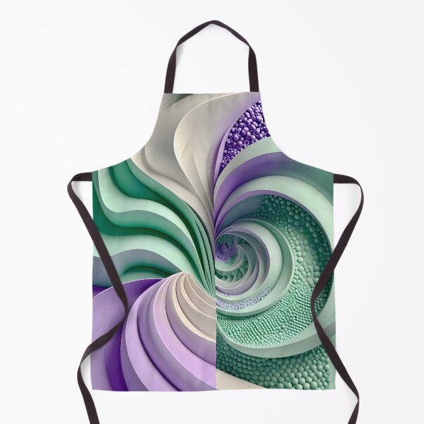 Item preview, Duality of Mint Waves and Lavender Beads designed and sold by Vicky Brago-Mitchell®.