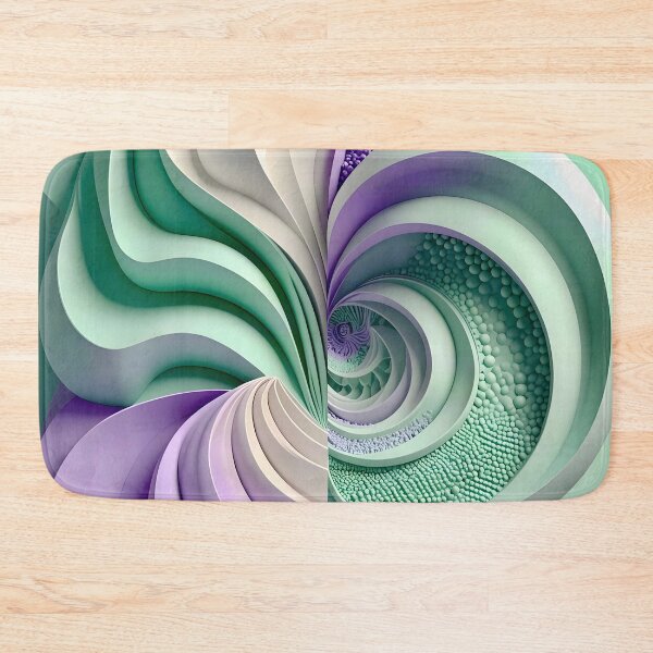 Item preview, Duality of Mint Waves and Lavender Beads designed and sold by Vicky Brago-Mitchell®.