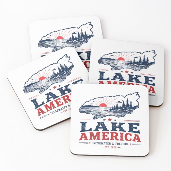 Item preview, Lake America Freshwater & Freedom Shirt | Patriotic Lake T-Shirt | Funny American Outdoors Tee designed and sold by OFF-CTR.