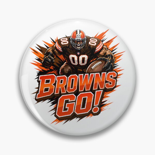 Item preview, Browns Go! Cleveland Browns Football Fan #0179 designed and sold by GLUVY-THEME.