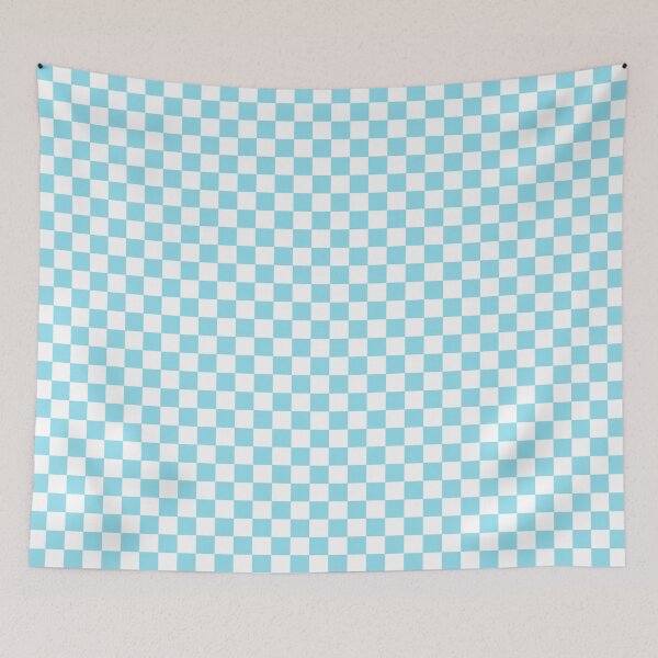 Item preview, Blue and white Checkered Pattern vintage style Plaid very small  designed and sold by DColourMuse.
