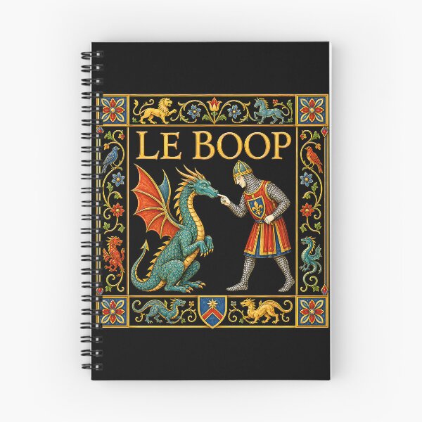 Item preview, Le Boop Knight Booping Dragon Nose Medieval Tapestry designed and sold by yashuna.