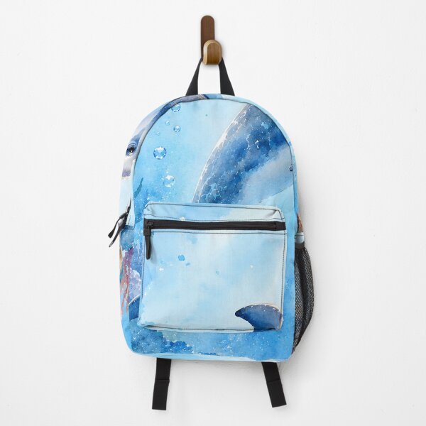 Item preview, Watercolor Dolphin Underwater Ocean Coral Reef designed and sold by trendspatterns.