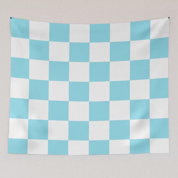 Item preview, Blue and white Checkered Pattern vintage style Plaid medium  designed and sold by DColourMuse.
