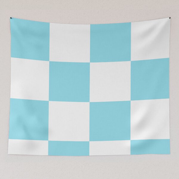 Item preview, Blue and white Checkered Pattern vintage style Plaid large  designed and sold by DColourMuse.