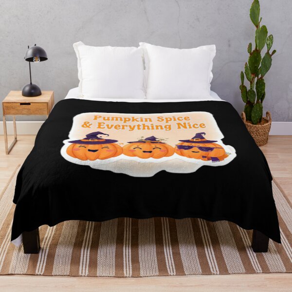Item preview, Pumpkin Spice & Everything Nice Sticker | Cute Witch Hat Pumpkins Fall Art designed and sold by FestivityFinds.