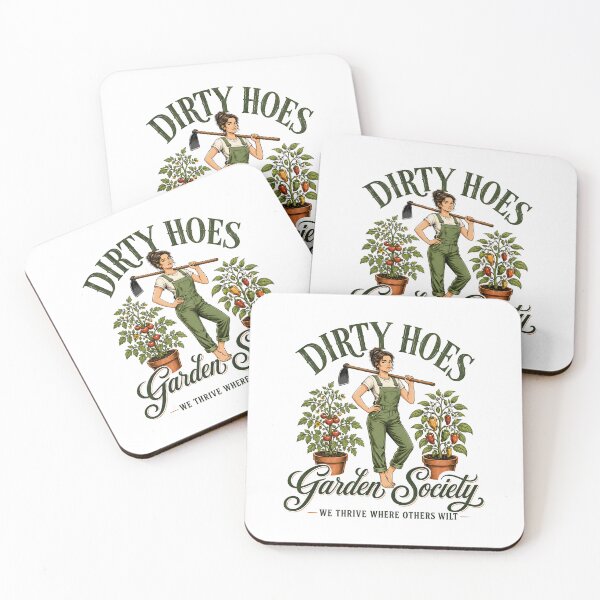 Item preview, Dirty Hoes Garden Society Gardening Humor designed and sold by wansilastomi.
