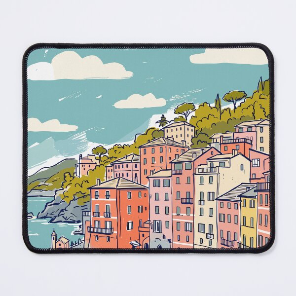 Item preview, Genoa Vintage Retro Italy Travel designed and sold by RareDeerArt.