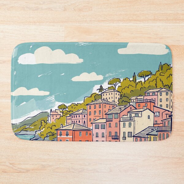 Item preview, Genoa Vintage Retro Italy Travel designed and sold by RareDeerArt.