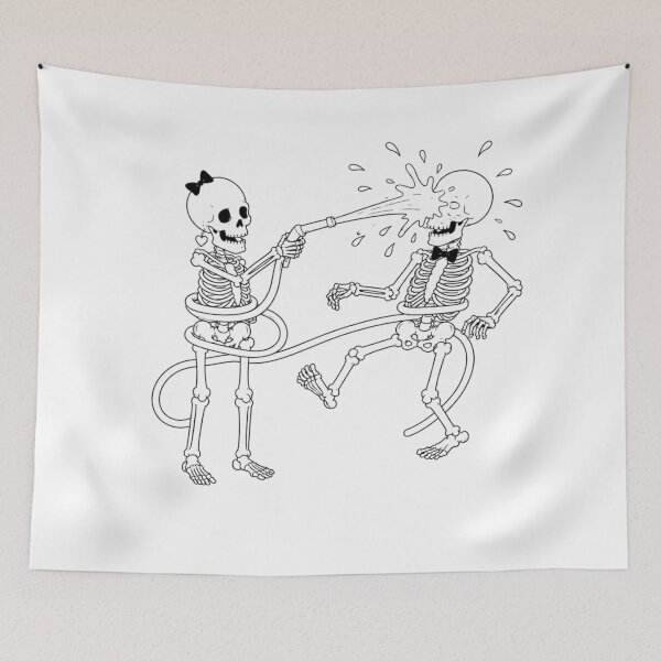 Item preview, Skeleton Couple Garden Hose Prank designed and sold by Qenlo.