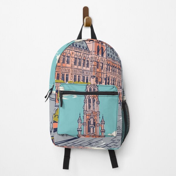 Item preview, Brussels Vintage Retro Belgium Travel designed and sold by RareDeerArt.