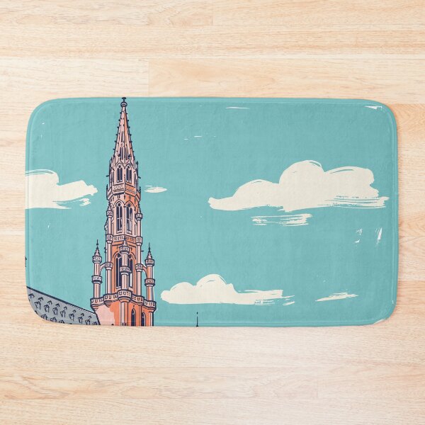 Item preview, Brussels Vintage Retro Belgium Travel designed and sold by RareDeerArt.