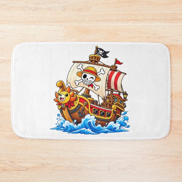 Item preview, Cute Cartoon Pirate Ship with Skull Sail and Lion Figurehead – Colorful Nautical Adventure Sticker designed and sold by edikartt.