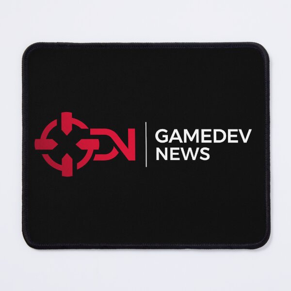 Item preview, GameDev News & Logo - White Text designed and sold by DesignerDave's Merchtasmagoria!.