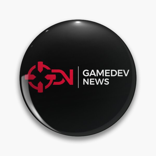Artikelvorschau, GameDev News & Logo - Weißer Text entworfen und verkauft von DesignerDave's Merchtasmagoria!.