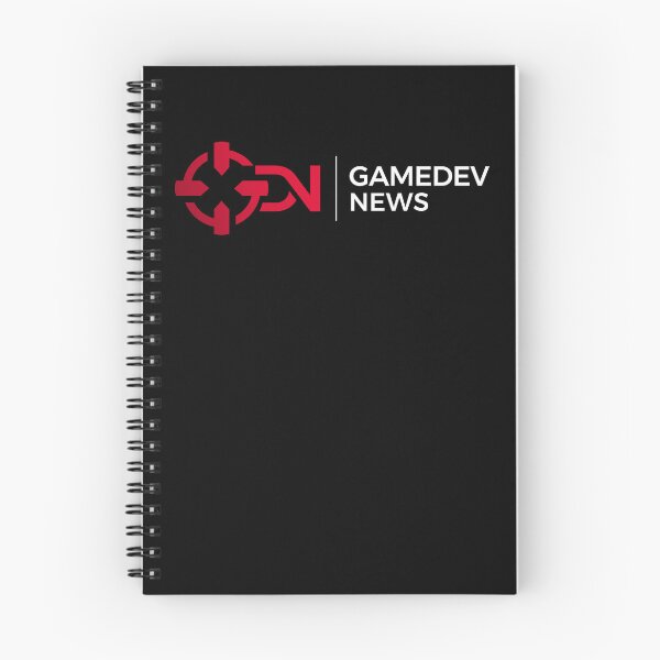 Item preview, GameDev News & Logo - White Text designed and sold by DesignerDave's Merchtasmagoria!.