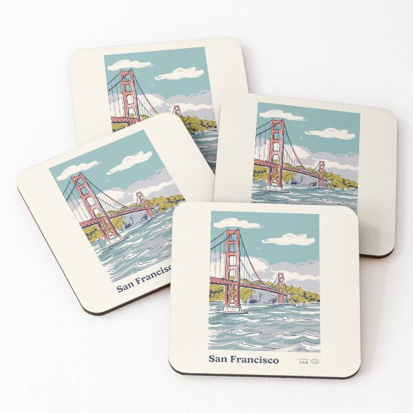 Item preview, San Francisco Vintage Retro USA Travel designed and sold by RareDeerArt.