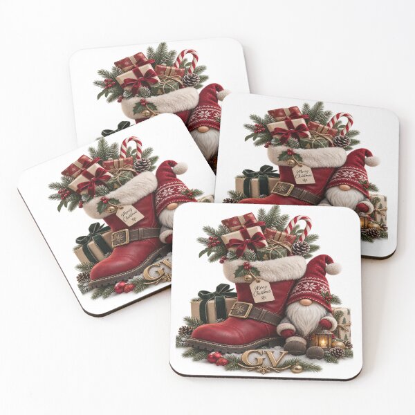 Item preview, Gilded Gnome Christmas Stocking designed and sold by StaticEmpire.