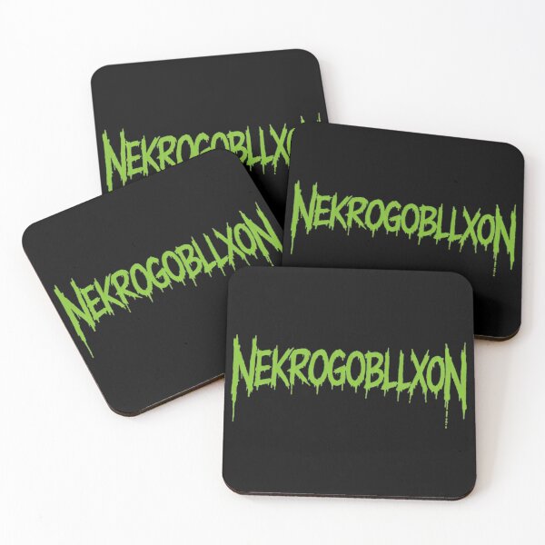 Item preview, NEKROGOBLINS dripping neon green font  designed and sold by XanDuriCatcute.