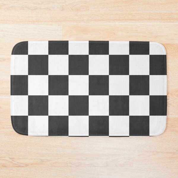Item preview, Soft black and white Checkered Pattern vintage style Plaid medium  designed and sold by DColourMuse.