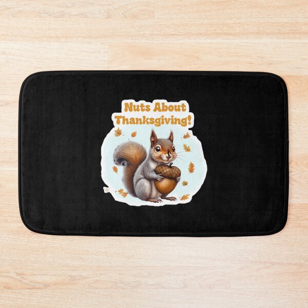 Item preview, Nuts About Thanksgiving Cute Squirrel Sticker | Funny Fall Acorn Pun Art designed and sold by FestivityFinds.