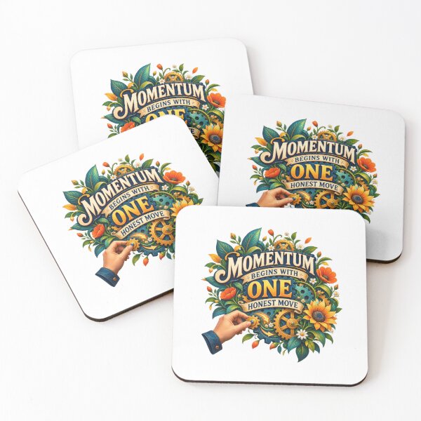 Item preview, Momentum Begins With One Honest Move designed and sold by Mosslume Studio.