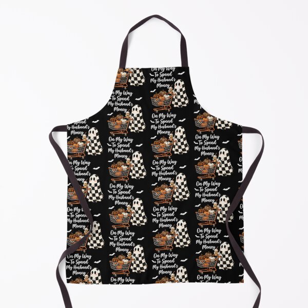 Item preview, On My Way To Spend My Husband's Money Checkered Ghost Halloween Funny designed and sold by yashuna.