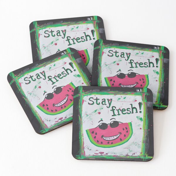 Item preview, Stay fresh - Colorful art depicting a watermelon designed and sold by Graffystyle.