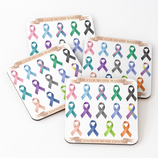 Item preview, Cancer Ribbon Club designed and sold by The She Shed.