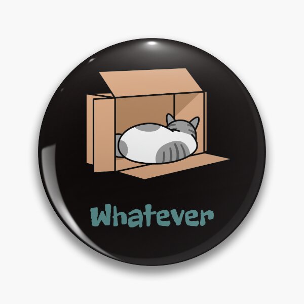 Item preview, Whatever | Funny Sleeping Cat | Introvert Humor designed and sold by ContigoART.