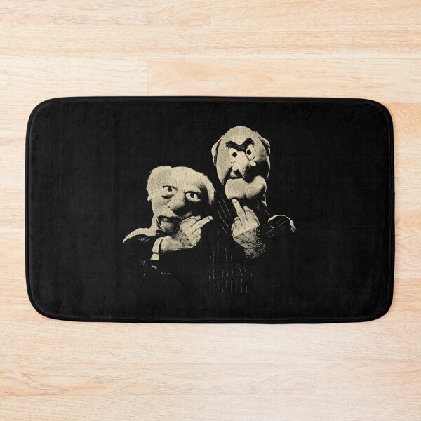 Item preview, The Hecklers S.t.atl.er Wa.ld.orf Old Men in the Balcony Middle Finger Funny designed and sold by yashuna.
