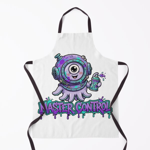 Item preview, Master Control - Graffiti Diver Octopus Monster | Street Art designed and sold by DRAGON STUDIO.