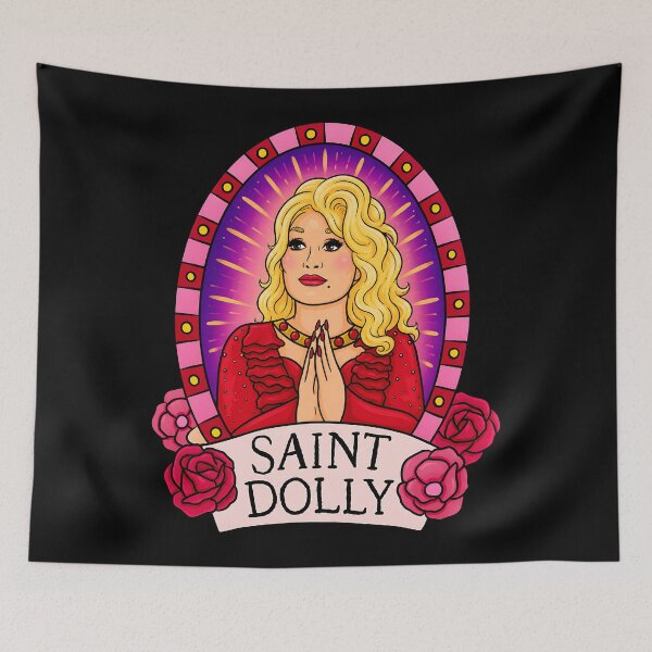 Item preview, Saint Dolly Prayer Hands Icon Graphic designed and sold by yashuna.