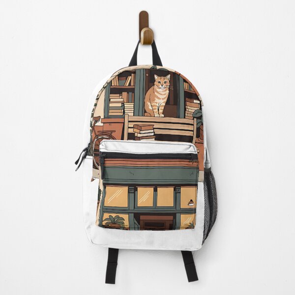 Item preview, THE BOOKSHOP CAT designed and sold by Neural-canvas.