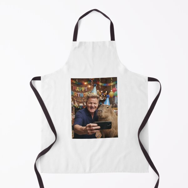 Item preview, Gordon ramsay selfie capybara capybaras birthday cake memes happy Funny prank meme gift weird  designed and sold by CheeseBlueprint.