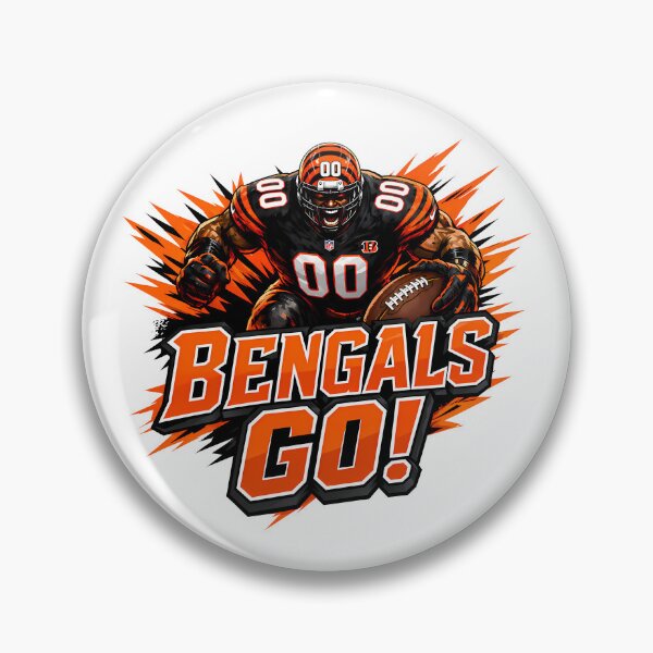 Artikelvorschau, Bengals Go! Cincinnati Bengals Football-Fan #0184 entworfen und verkauft von GLUVY-THEME.