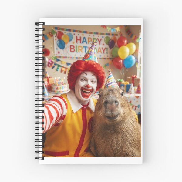 Item preview, Ronald mcdonald selfie capybara capybaras birthday cake memes happy Funny prank meme gift weird  designed and sold by CheeseBlueprint.