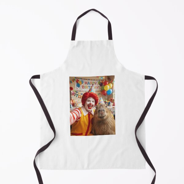 Item preview, Ronald mcdonald selfie capybara capybaras birthday cake memes happy Funny prank meme gift weird  designed and sold by CheeseBlueprint.