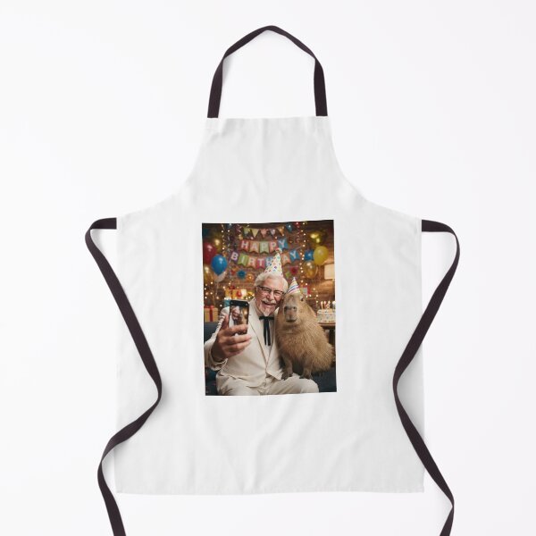 Item preview, Colonel sanders selfie capybara capybaras birthday cake memes happy Funny prank meme gift weird  designed and sold by CheeseBlueprint.