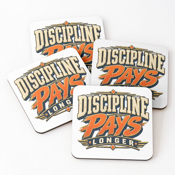 Item preview, Discipline Pays Longer Trading Mindset designed and sold by VolatilityEdge.